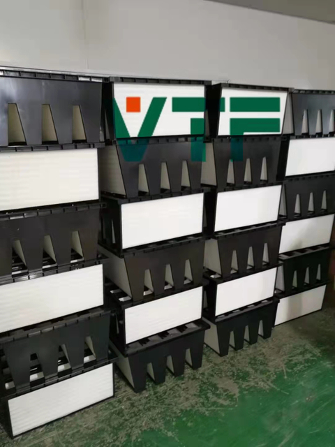 Filtro compacto comprimido F9 del filtro de aire del sistema de ventilación de alto volumen para HVAC