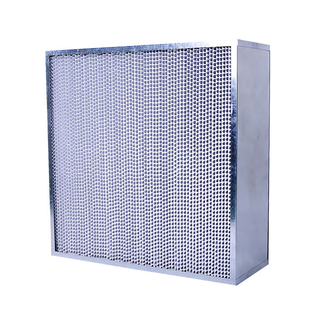 Filtro separador HEPA tipo caja