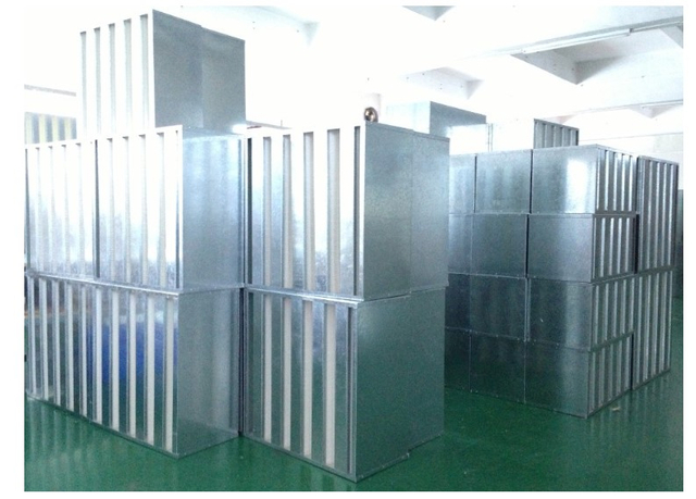 Filtro HEPA tipo V con marco galvanizado 