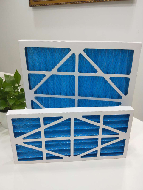 Prefiltro de aire de panel plisado de material de fibra sintética G3 