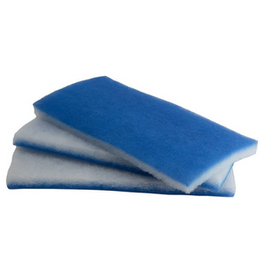 Material primario modificado para requisitos particulares G4 G4 del filtro de aire de los medios de las esteras de filtro del algodón del color azul
