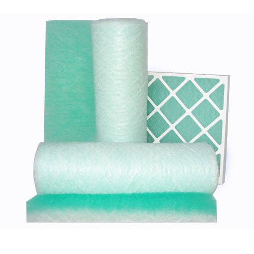 Filtro de piso Parada de pintura Medios filtrantes de fibra de vidrio para purificador de aire