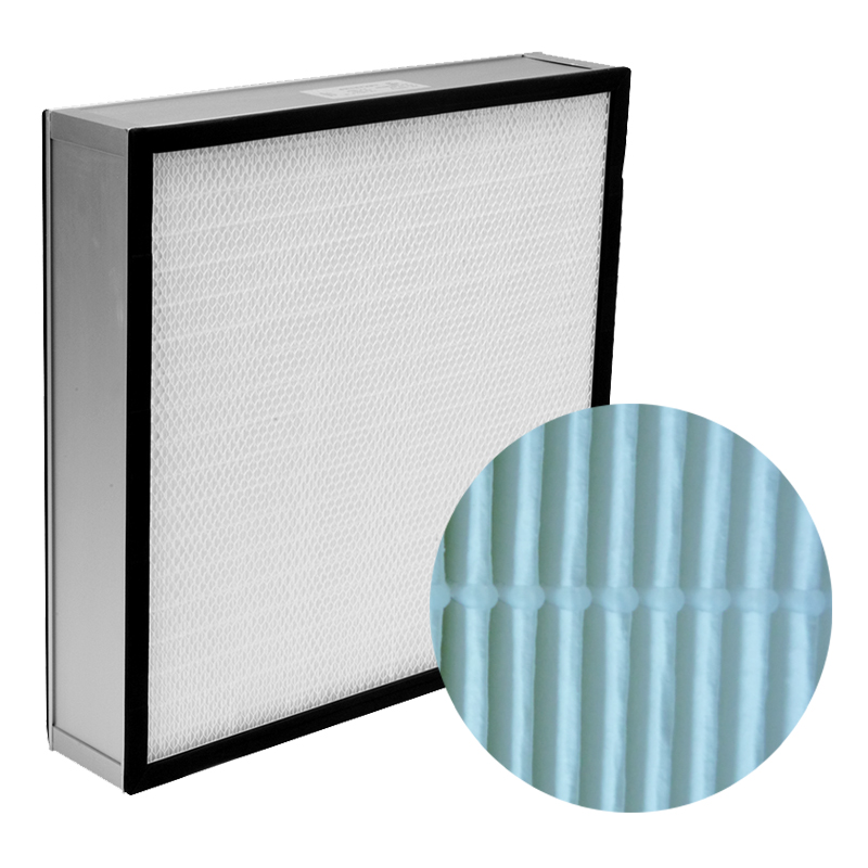 Filtro HEPA mini plisado para salas blancas